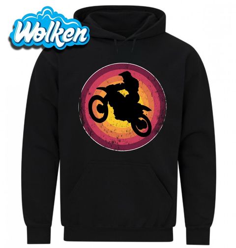 Obrázek produktu Pánská mikina Motokros Jezdec při Západu Slunce