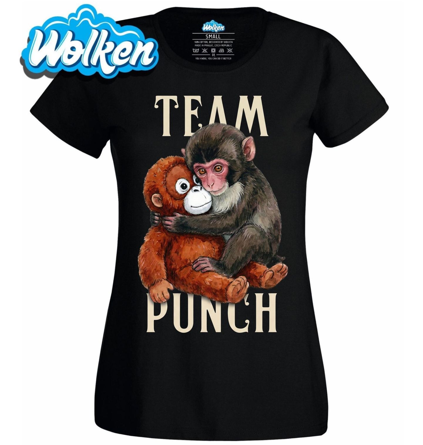 Dámské tričko Punch s Plyšovým Orangutanem Team Punch.jpg