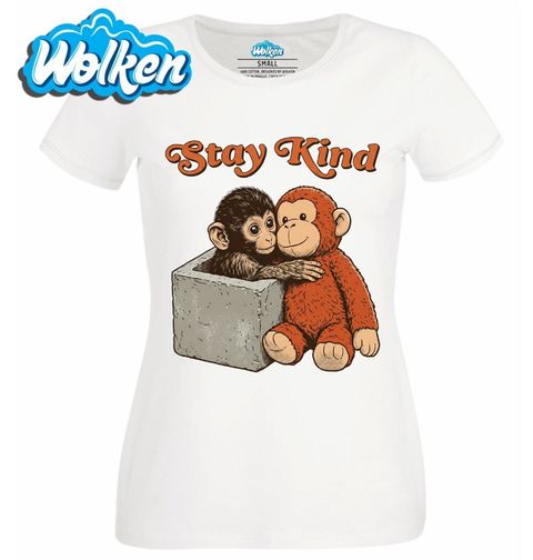 Obrázek produktu Dámské tričko Opuštěný Makak Punch Stay Kind