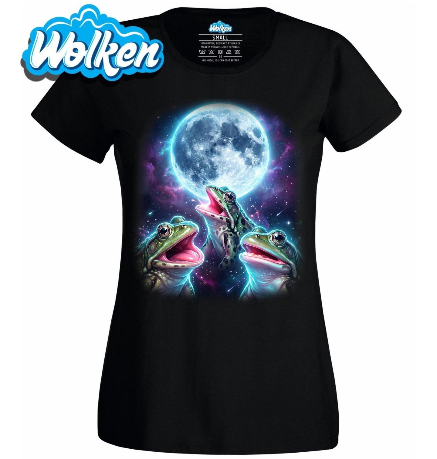 Dámské tričko Žáby vyjící na Měsíc.jpg