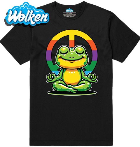 Obrázek produktu Pánské tričko Meditující Hippie Žába