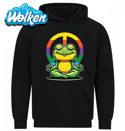 Obrázek produktu Pánská mikina Meditující Hippie Žába