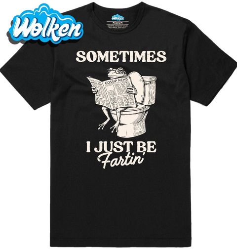 Obrázek produktu Pánské tričko Žába na WC Někdy si prostě jen tak prdím