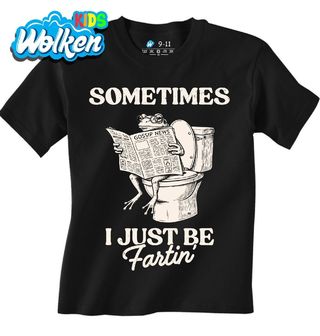 Dětské tričko Žába na WC Někdy si prostě jen tak prdím.jpg