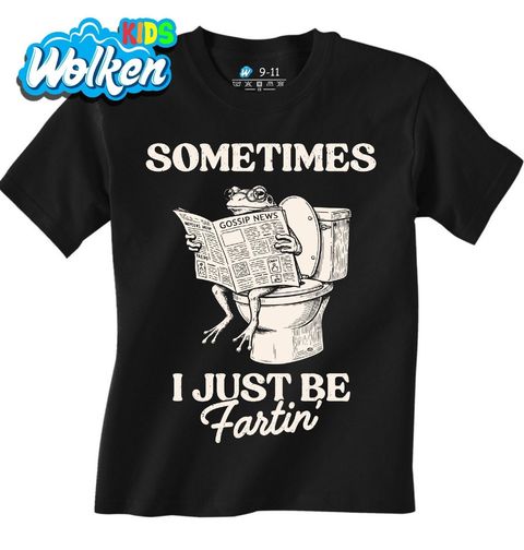 Obrázek produktu Dětské tričko Žába na WC Někdy si prostě jen tak prdím