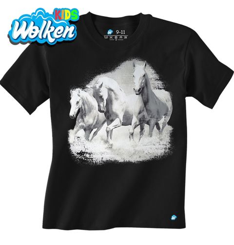 Obrázek produktu Dětské tričko Bílí koně
