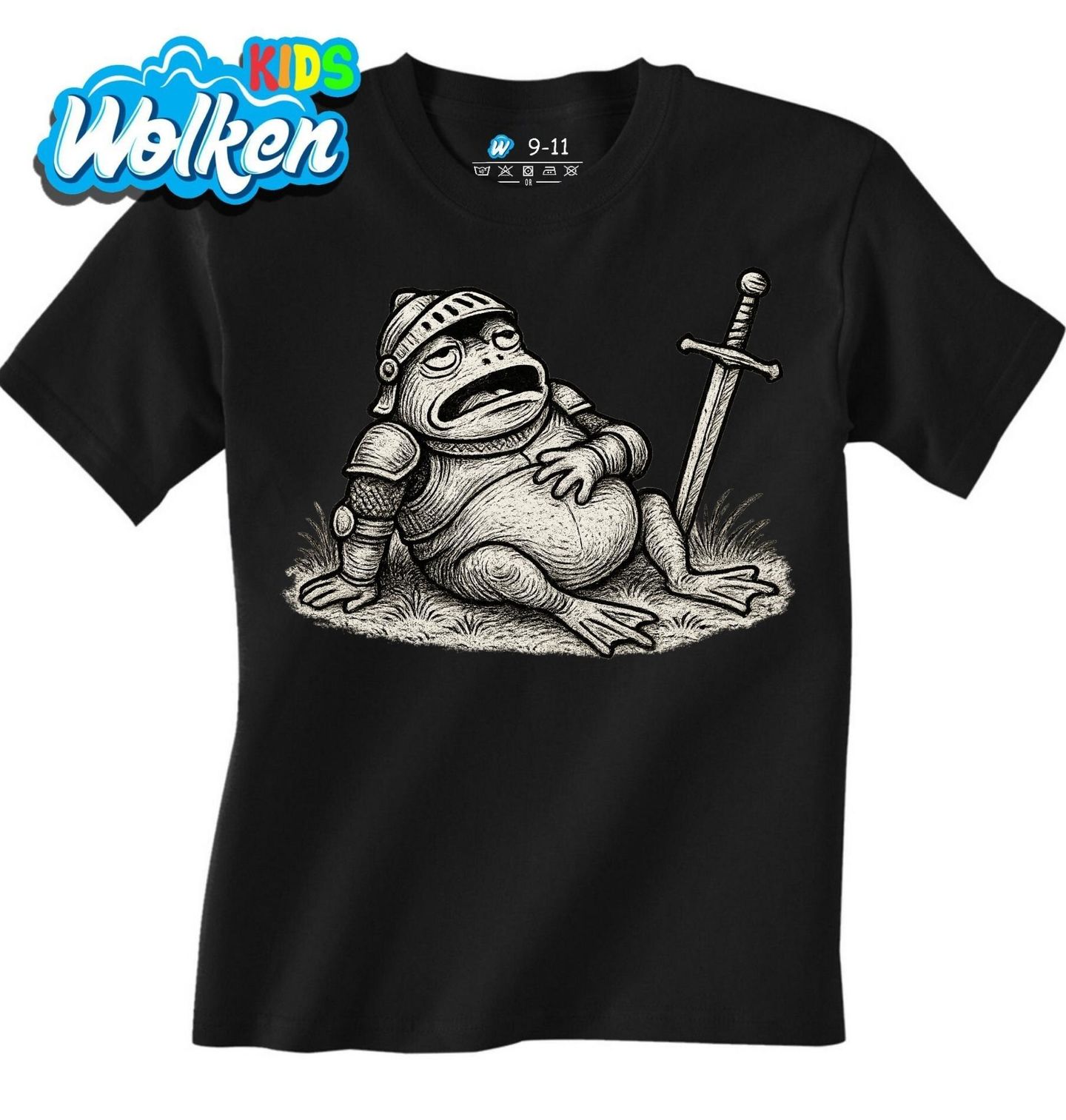 Dětské tričko Vyřízená Žába po Bitvě.jpg