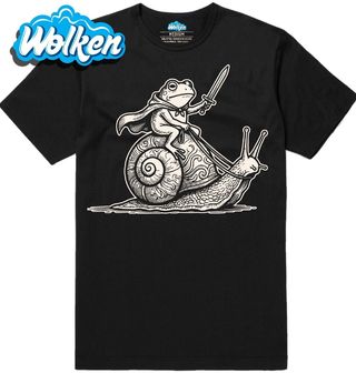 Pánské tričko Rytířská Žába na Šnekovi.jpg