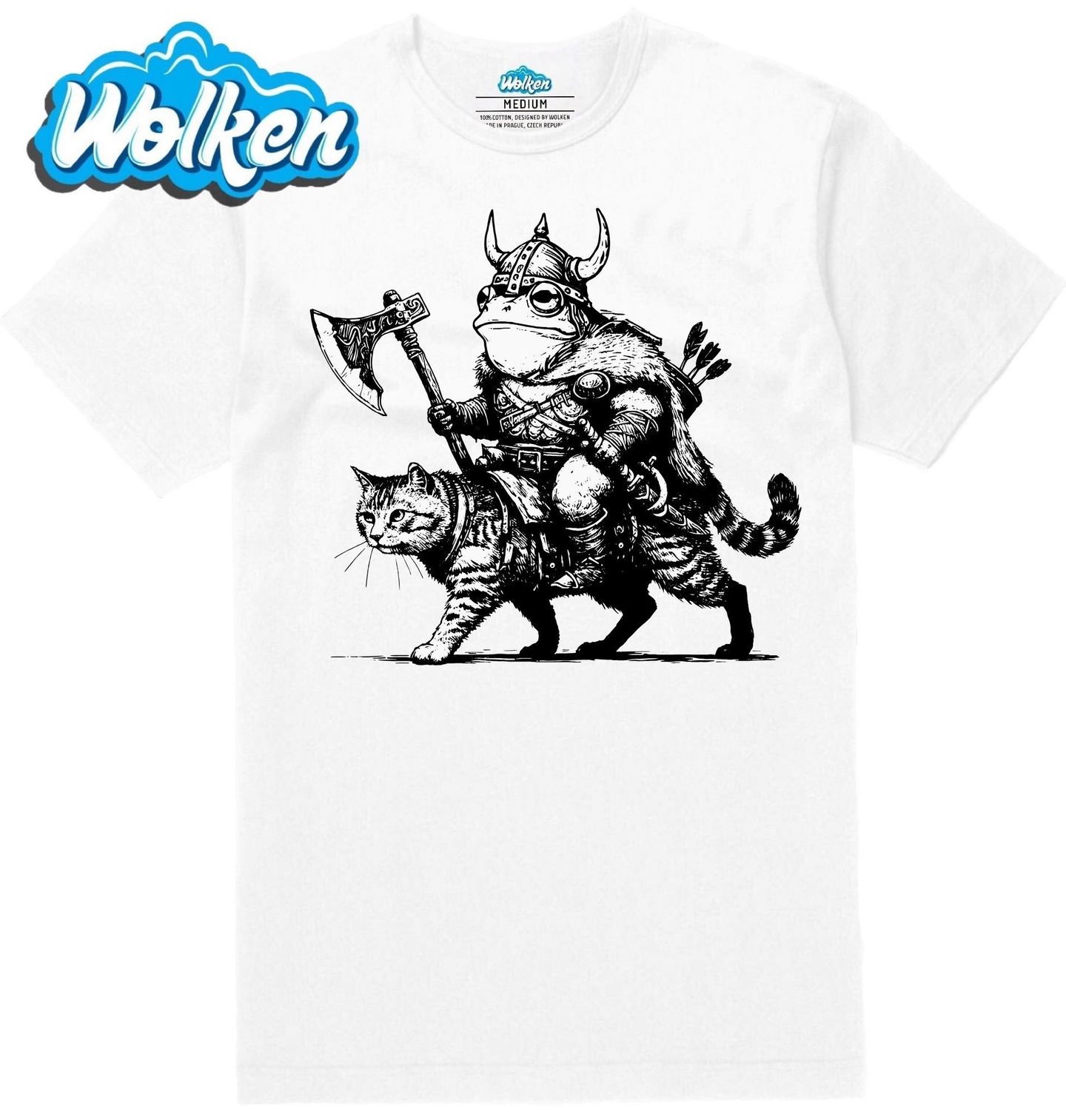 Pánské tričko Vikingská Žába na Kočce.jpg