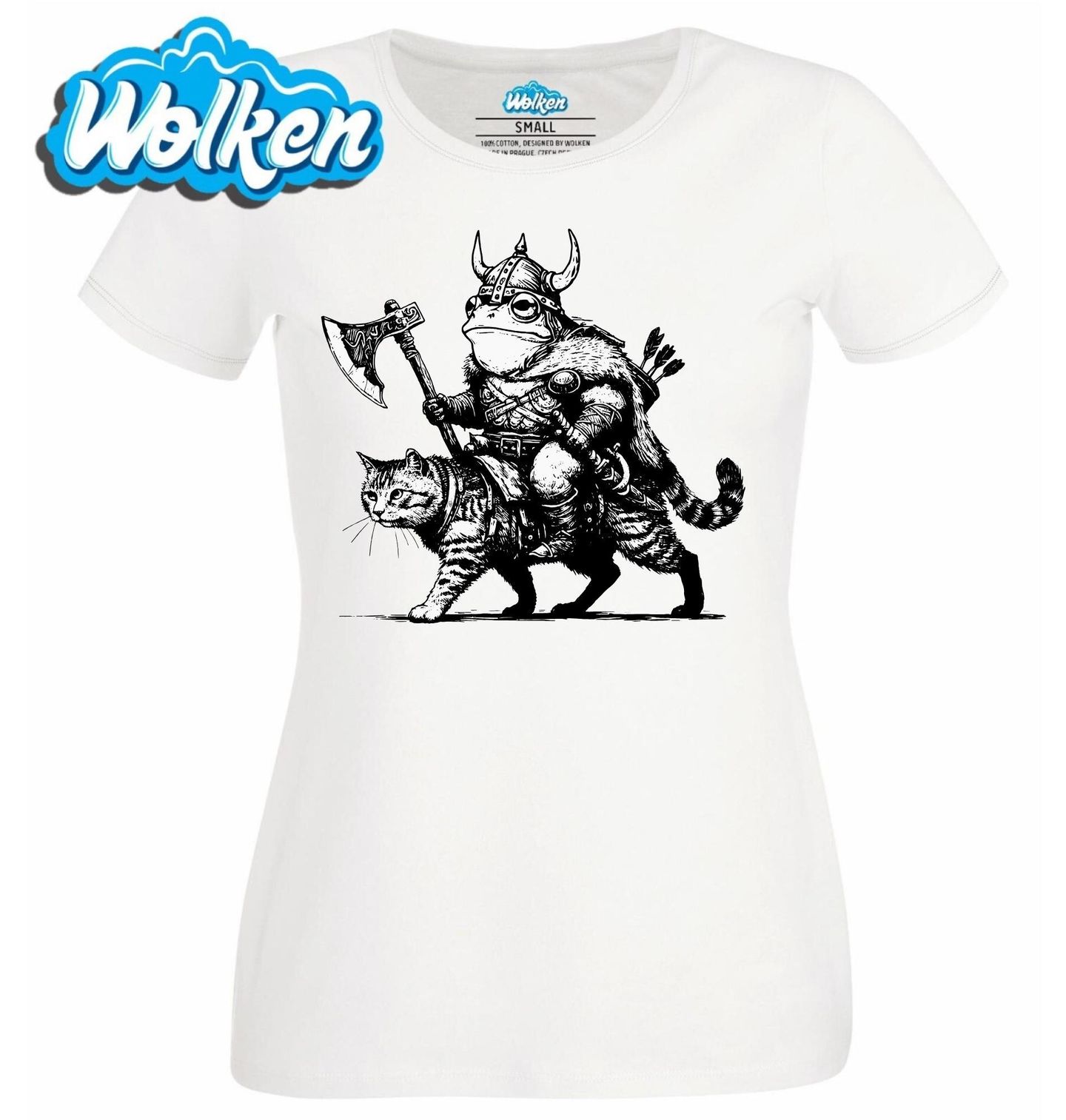 Dámské tričko  Vikingská Žába na Kočce.jpg
