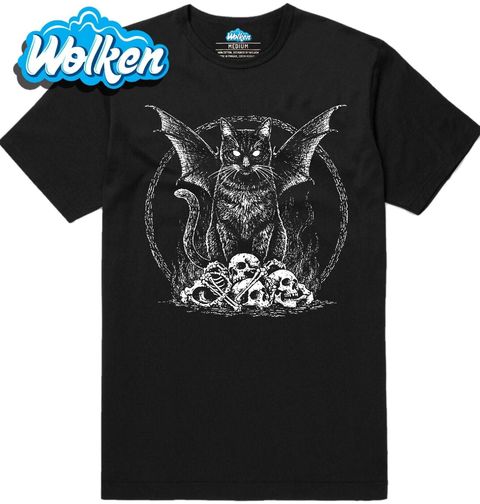 Obrázek produktu Pánské tričko Kočka s Netopýřími Křídly