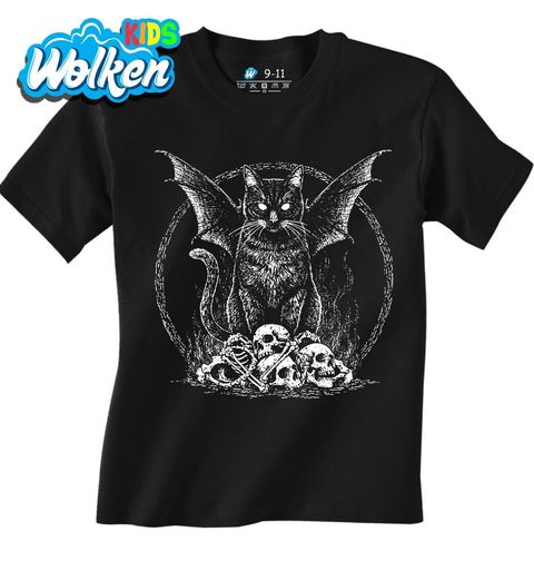 Obrázek produktu Dětské tričko Kočka s Netopýřími Křídly