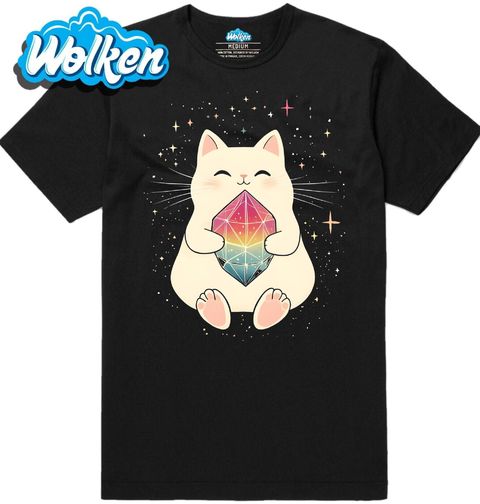 Obrázek produktu Pánské tričko Kosmická Kočka s Krystalem