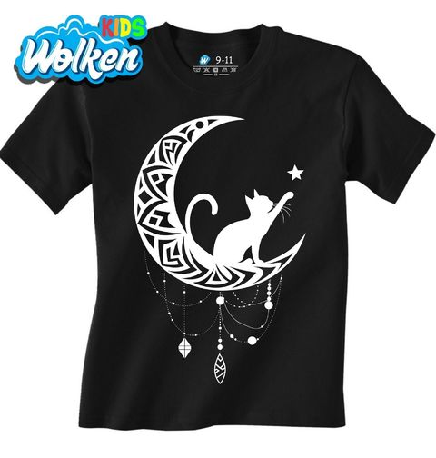 Obrázek produktu Dětské tričko Kočka na Srpku Měsíce