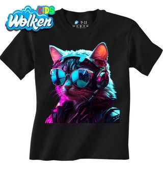 Dětské tričko Gamer Kočka se Sluchátky.jpg