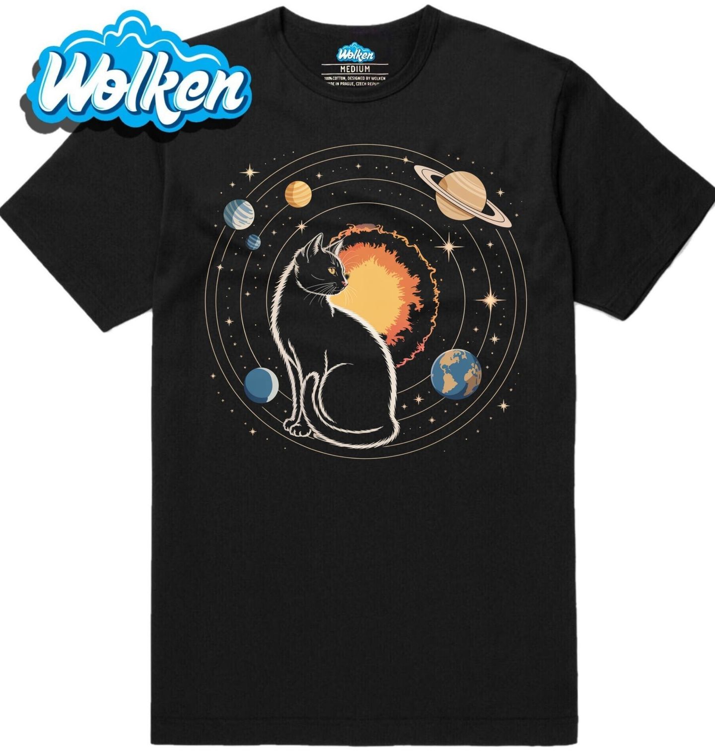 Pánské tričko Kočka na Oběžné dráze.jpg