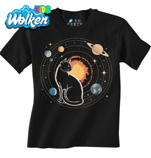 Obrázek produktu Dětské tričko Kočka na Oběžné dráze