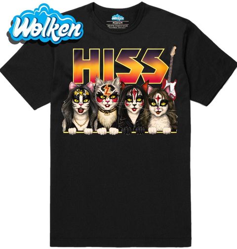 Obrázek produktu Pánské tričko Kočičí Rock HISS