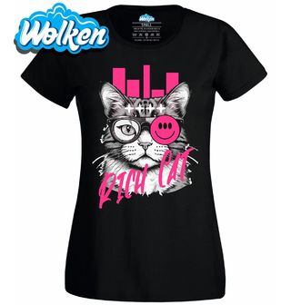 Dámské tričko Bohatá Kočka Rich Cat.jpg