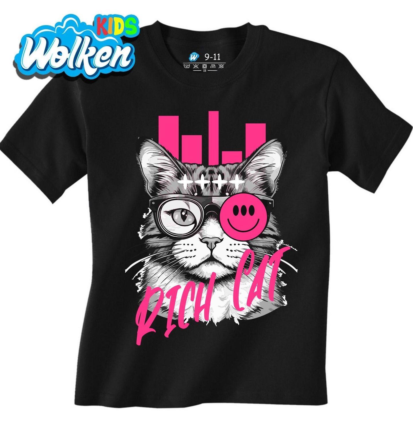 Dětské tričko Bohatá Kočka Rich Cat.jpg