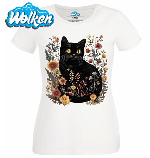 Obrázek produktu Dámské tričko Bombajská Kočka v Květinách