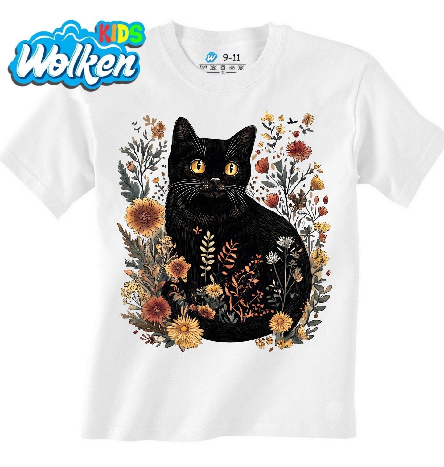 Dětské tričko Bombajská Kočka v Květinách.jpg