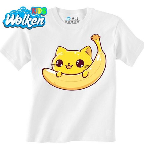 Obrázek produktu Dětské tričko Veselá Kočka na Banánu