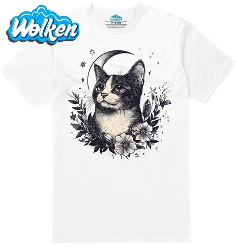 Obrázek produktu Pánské tričko Kočka pod Měsíčním Kouzlem