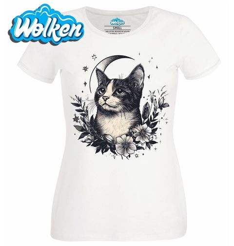 Obrázek produktu Dámské tričko Kočka pod Měsíčním Kouzlem
