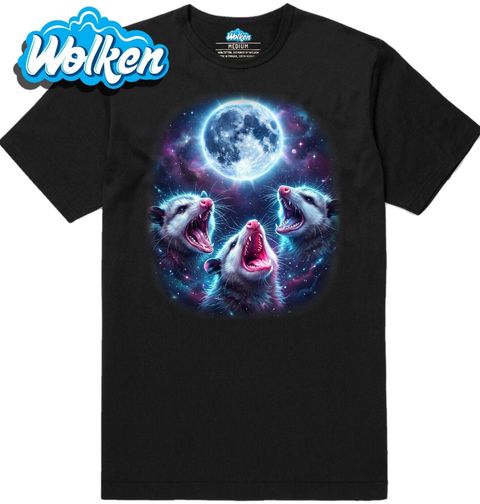 Obrázek produktu Pánské tričko Tři Vačice vyjící na Měsíc