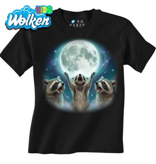 Dětské tričko Mývalové vyjící na Měsíc.jpg