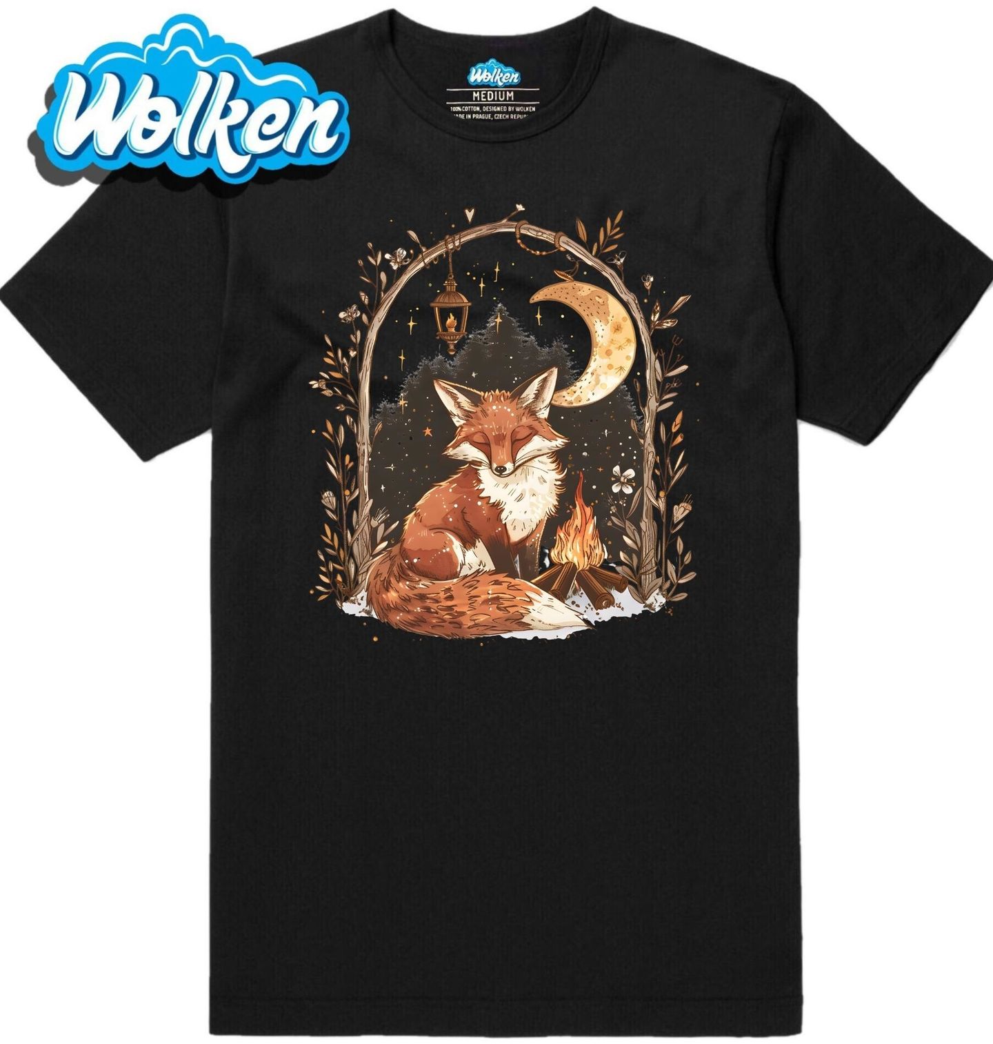 Pánské tričko Liška u Nočního Táboráku.jpg