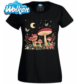 Dámské tričko Mochomůrky pod Nočním Měsícem.jpg