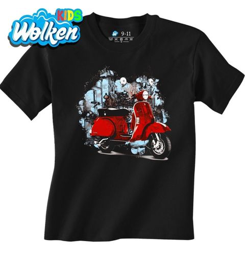 Obrázek produktu Dětské tričko Červená Vespa