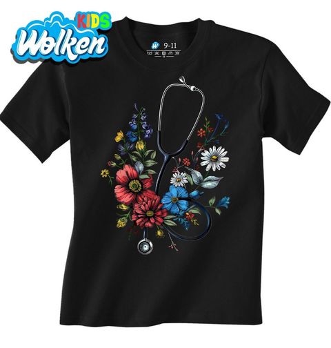 Obrázek produktu Dětské tričko Stetoskop v Květech Života