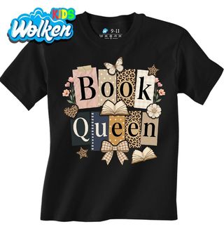 Dětské tričko Královna Knih Book Queen.jpg