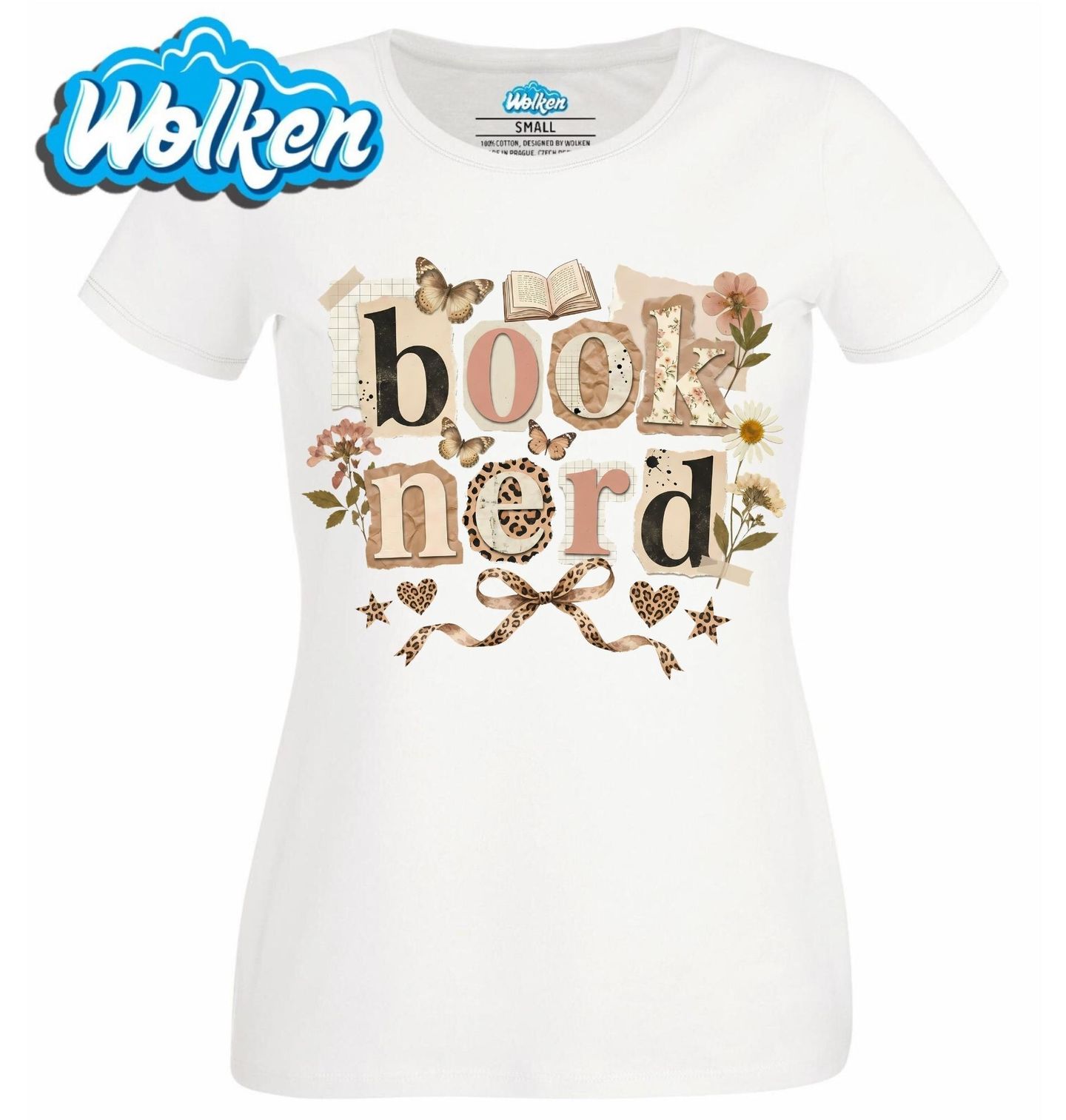 Dámské tričko Nadšenec do Čtení Book Nerd.jpg