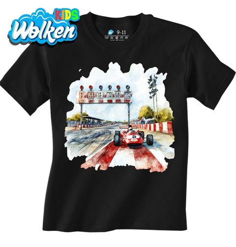 Obrázek produktu Dětské tričko Vintage Formule na Startu