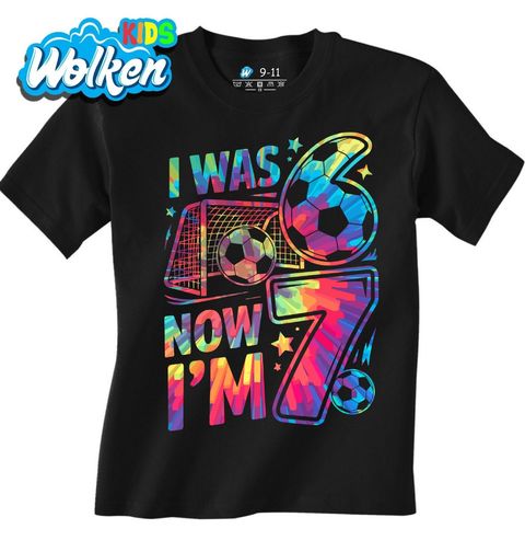 Obrázek produktu Dětské tričko Teď je mi 7 Fotbalový meme Six Seven 67