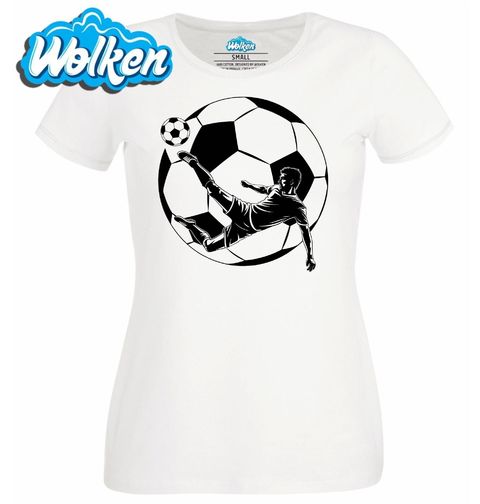 Obrázek produktu Dámské tričko Fotbalista Nůžky v Letu