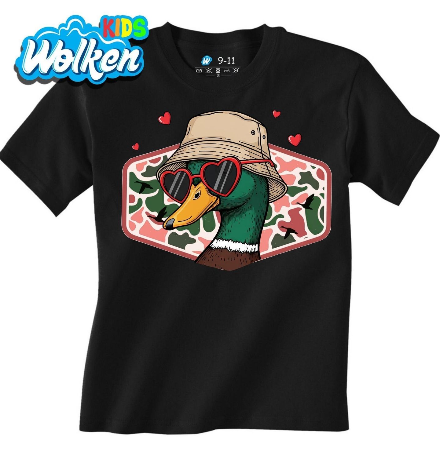 Dětské tričko Maskovaná Kachna na Lovu.jpg