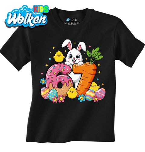 Obrázek produktu Dětské tričko Velikonoční Meme Six Seven 67