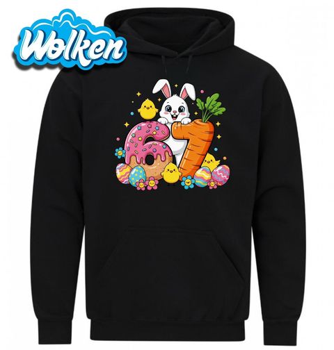 Obrázek produktu Pánská mikina Velikonoční Meme Six Seven 67