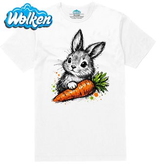 Pánské tričko Roztomilý Králíček s Mrkví.jpg