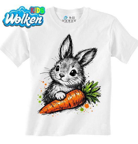Obrázek produktu Dětské tričko Roztomilý Králíček s Mrkví