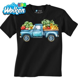 Dětské tričko Farmářský Pickup plný Čerstvé Zeleniny.jpg