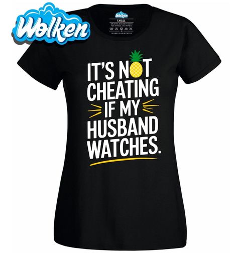 Obrázek produktu Dámské tričko Není to nevěra, když se můj manžel dívá