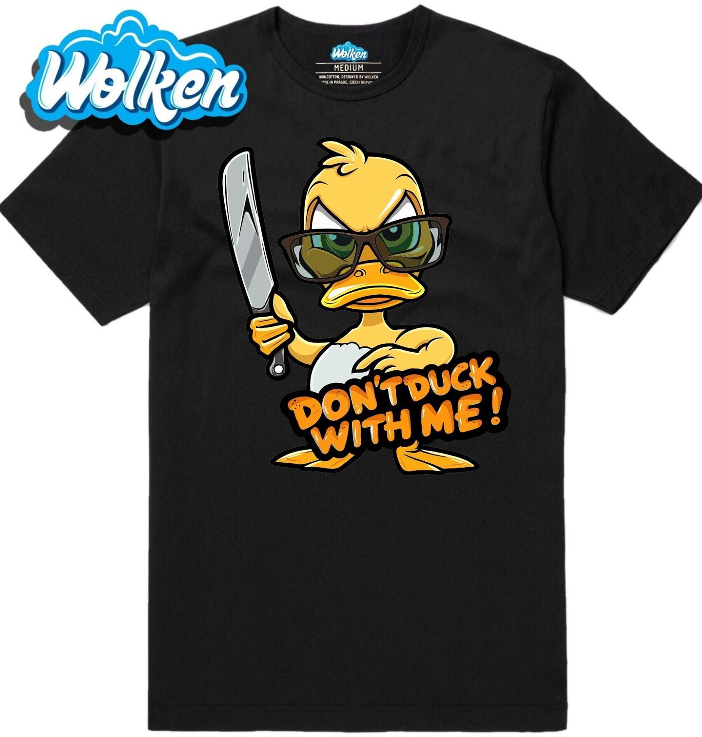 Pánské tričko Drsná Kachna s Nožem Don’t Duck With Me.jpg