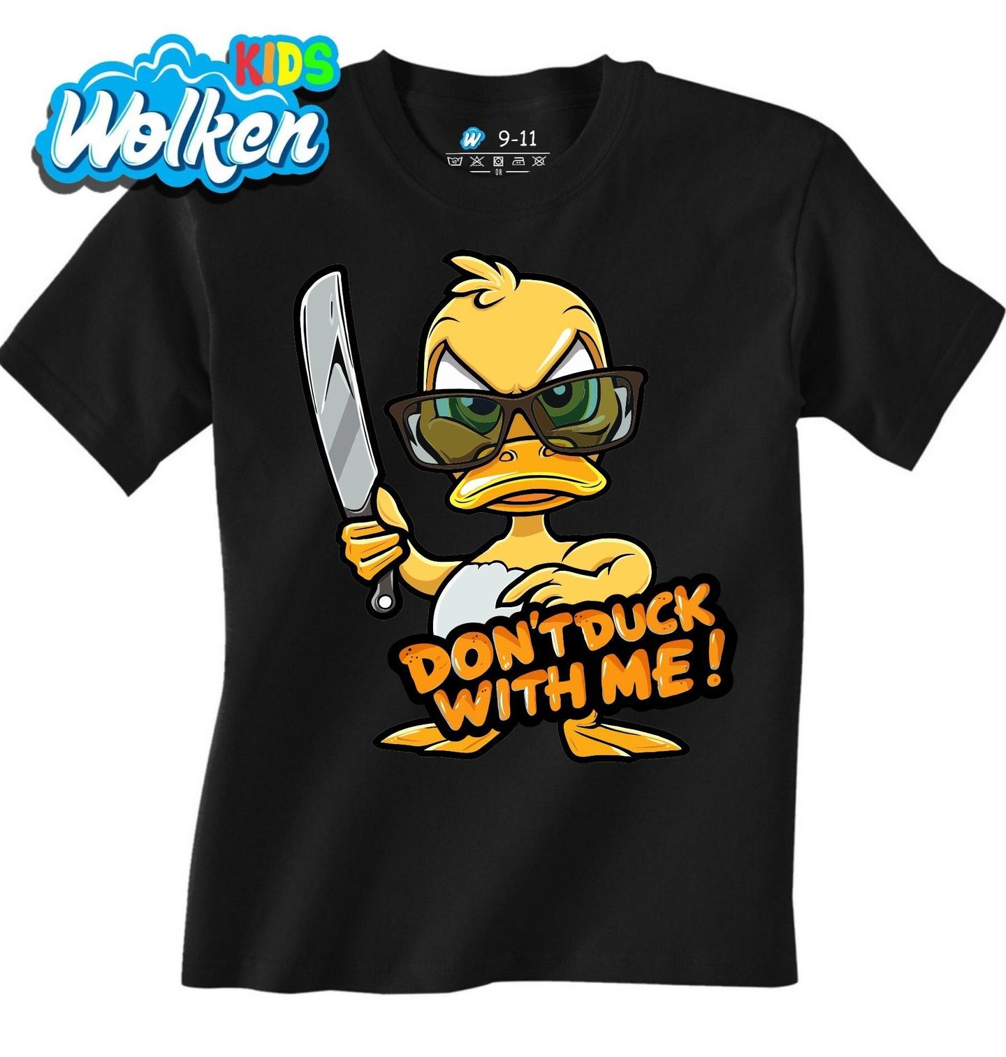 Dětské tričko Drsná Kachna s Nožem Don’t Duck With Me.jpg