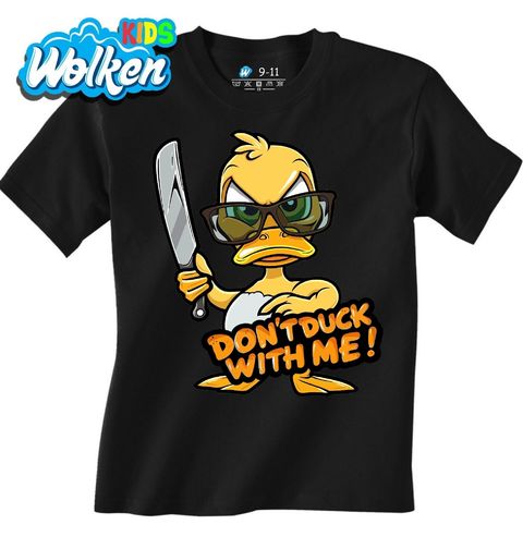 Obrázek produktu Dětské tričko Drsná Kachna s Nožem Don’t Duck With Me